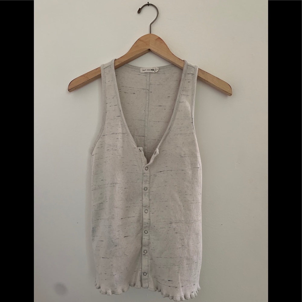 Rag & Bone Jean button tank top